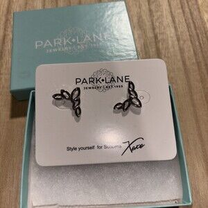 Park Lane Crepe Earrings Silver-  Posts